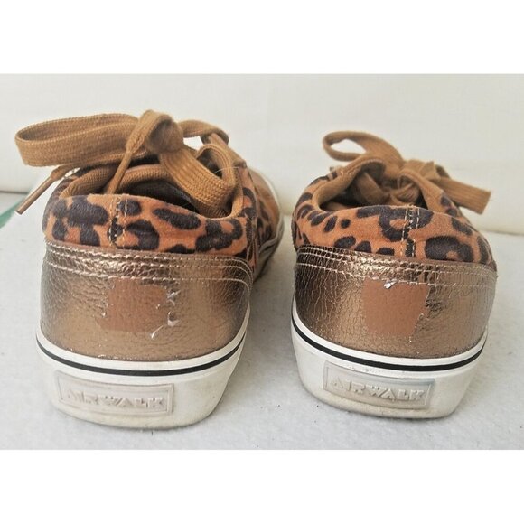 AIRWALK Shoes Women’s Sz 9.5M All leopard Print Lace Up copper accents WARACE3-J - Picture 5 of 7